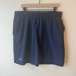 Men’s Under Armour Navy Athletic Shorts | Size XL